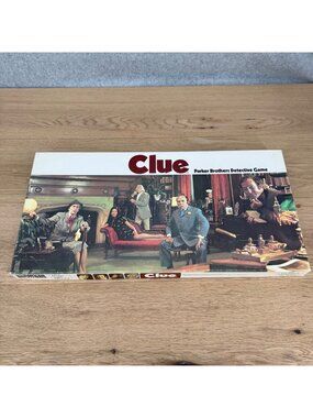 Vintage Clue Detective Mystery Board Game 1972 Edition Parker Brothers COMPLETE